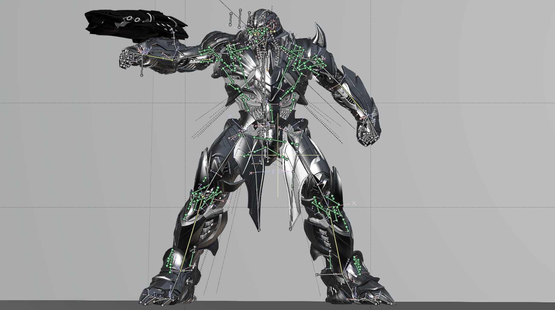 Megatron Transformers The Last Knight 3D model_3