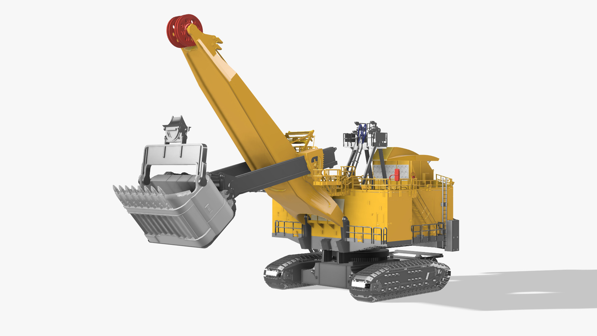 Electric rape shovel P H 4100 XPC KOMATSU  1 87 3D print model_1