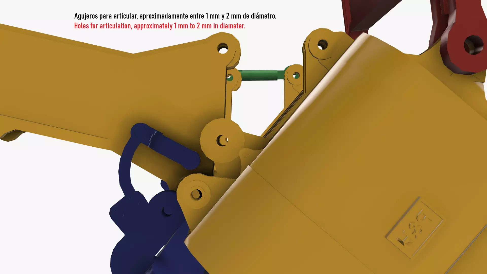 Electric rape shovel P H 4100 XPC KOMATSU  1 87 3D print model_11