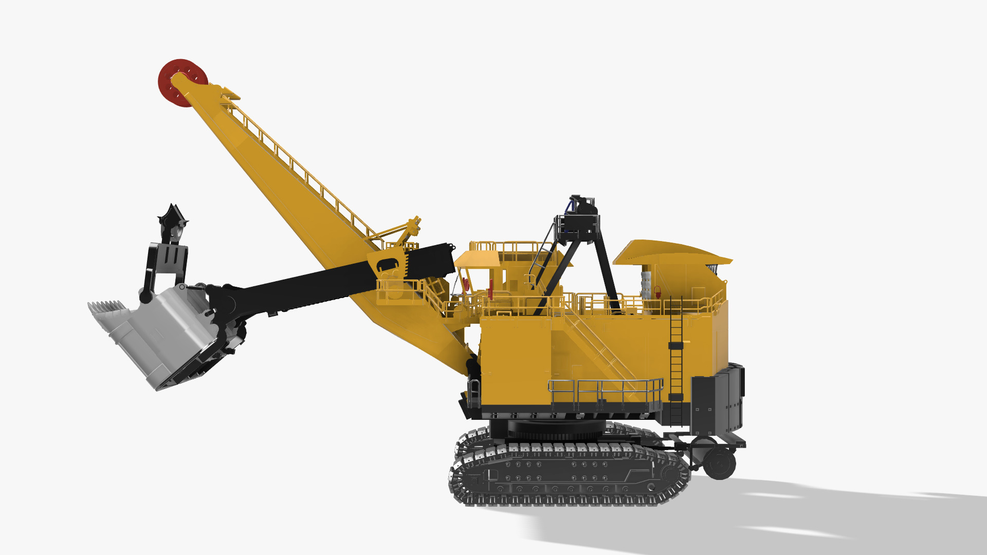 Electric rape shovel P H 4100 XPC KOMATSU  1 87 3D print model_2