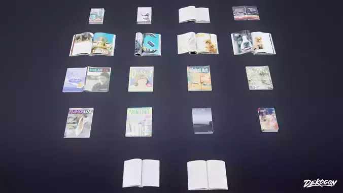 SUBURBS - Printed Materials 01 - LOW POLY AND NANITE