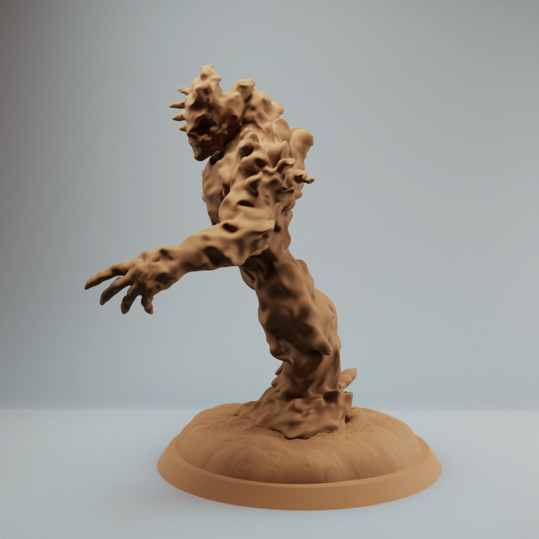 Fire Elemental Fire Spirit Bundle pre supported 3D print model_5