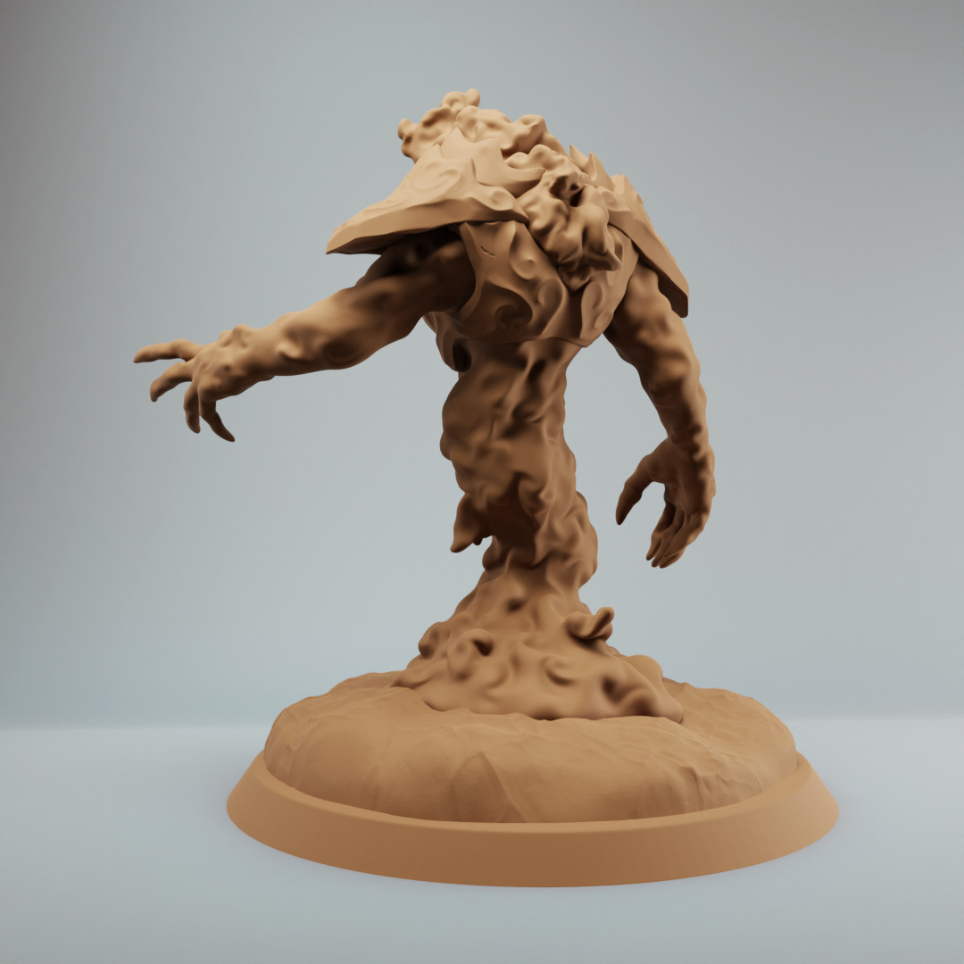 Fire Elemental Fire Spirit Bundle pre supported 3D print model_6