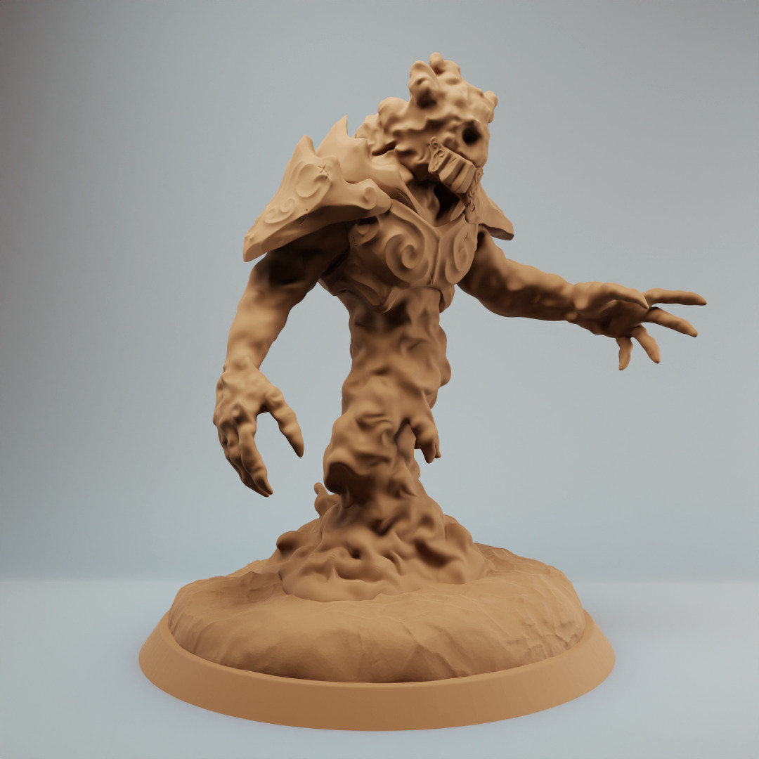 Fire Elemental Fire Spirit Bundle pre supported 3D print model_4
