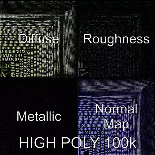 Elegant Flower Bloom Sculpture model pack