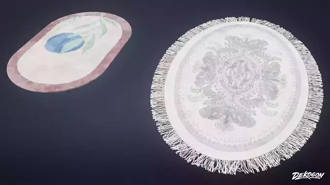 SUBURBS - Rug Set 13 - LOW POLY AND NANITE