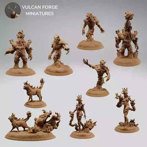 Fire Elementals and Golem Bundle Succubus fire cat