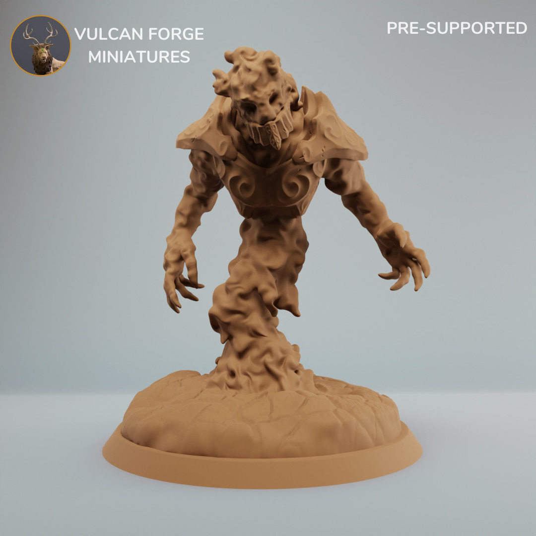 Fire Elementals and Golem Bundle Succubus fire cat 3D print model_1