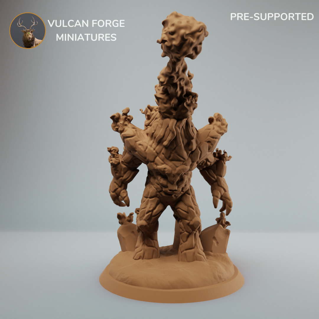 Fire Elementals and Golem Bundle Succubus fire cat 3D print model_8