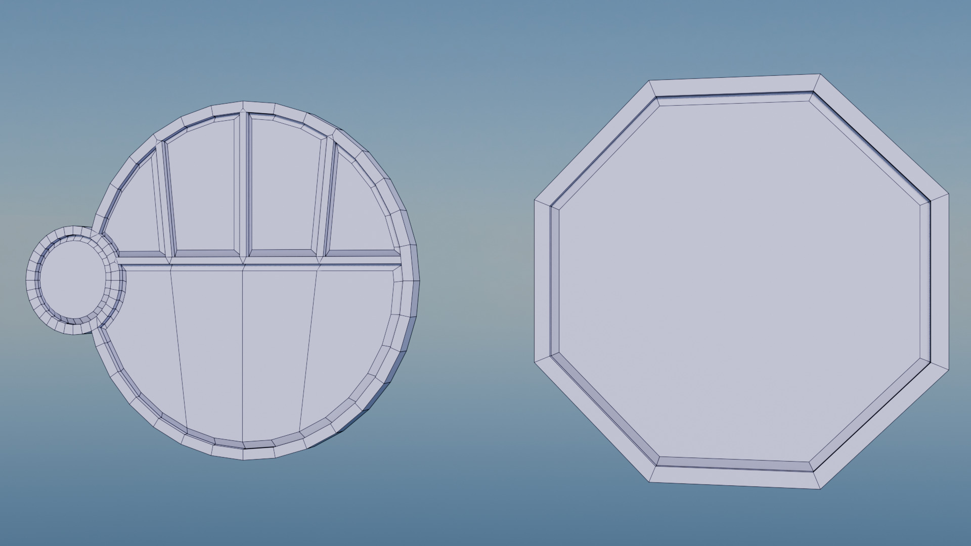 Pokemon Johto Gym Badges Low-poly 3D model_15