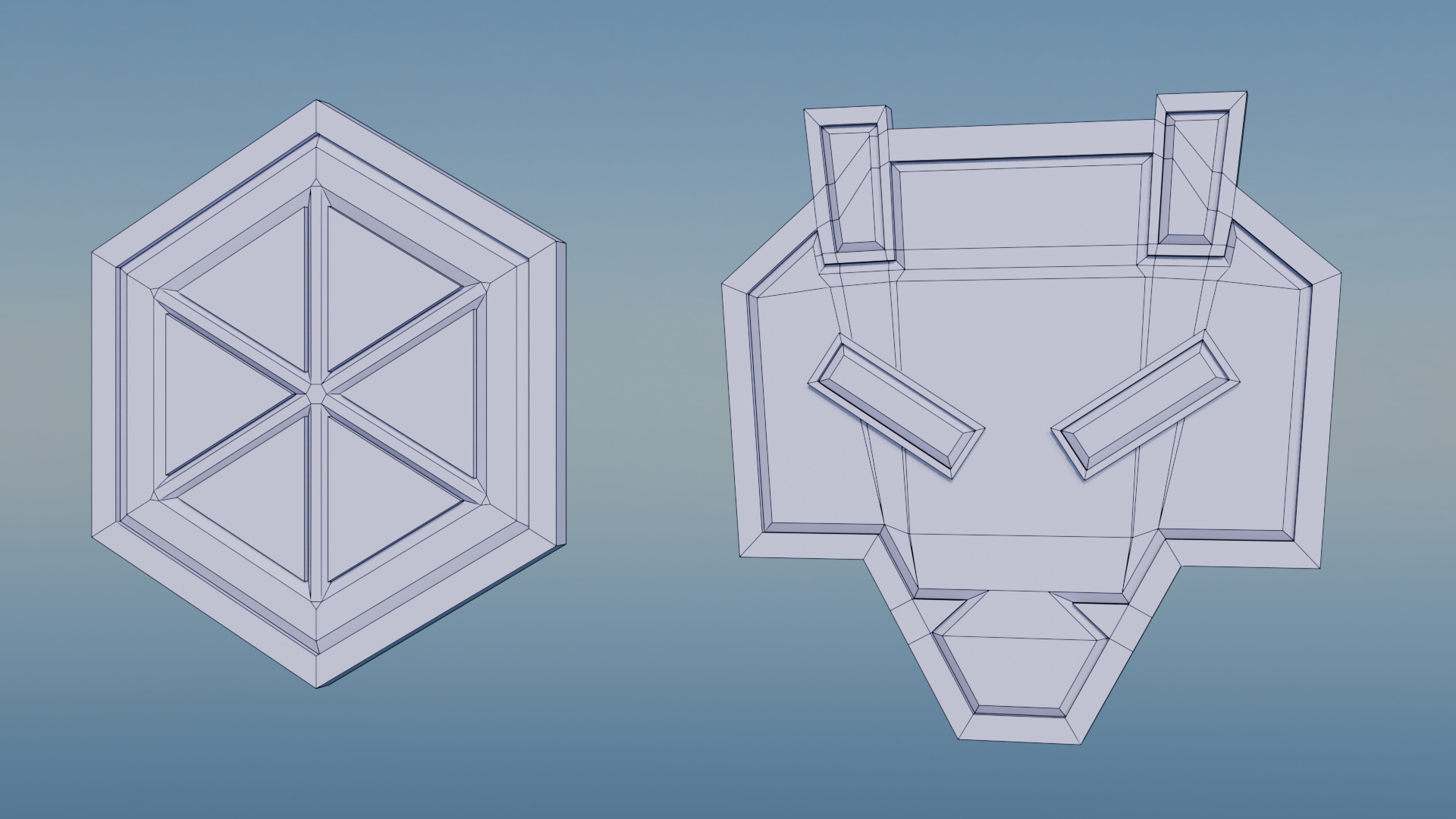 Pokemon Johto Gym Badges Low-poly 3D model_21