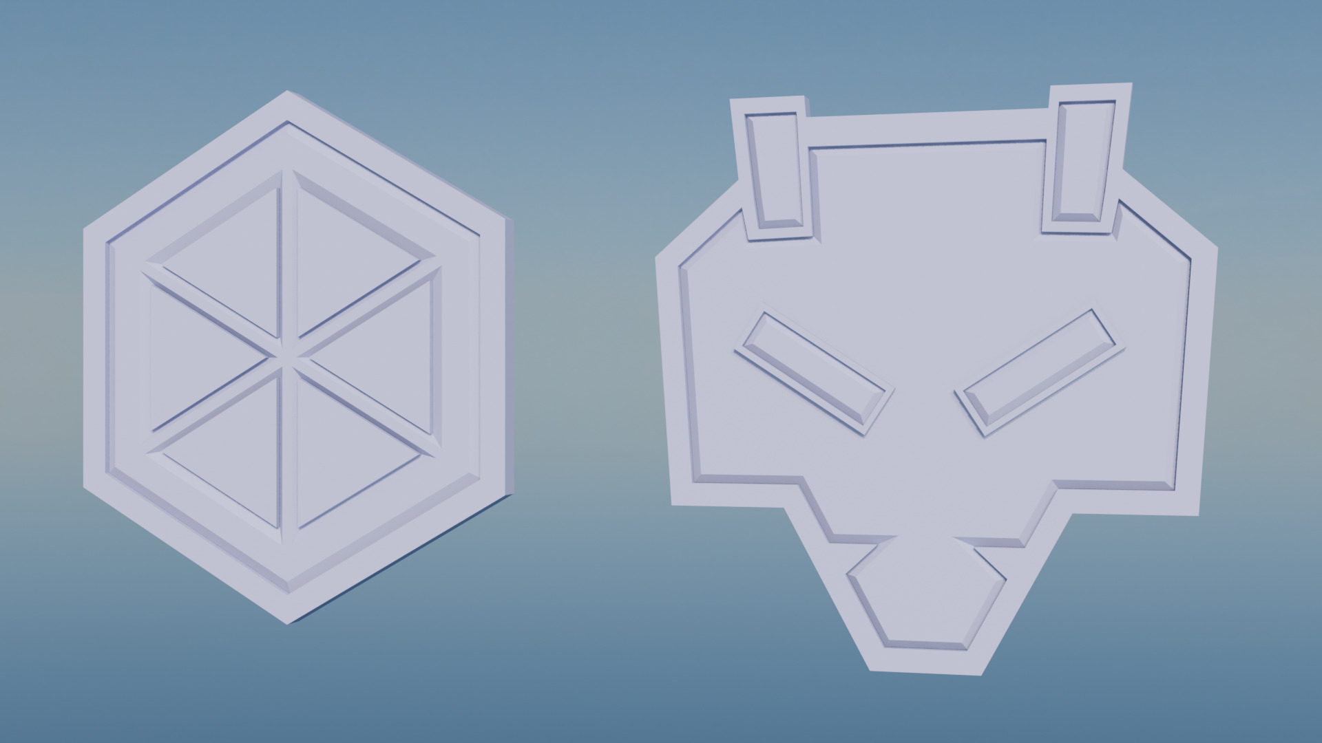 Pokemon Johto Gym Badges Low-poly 3D model_20