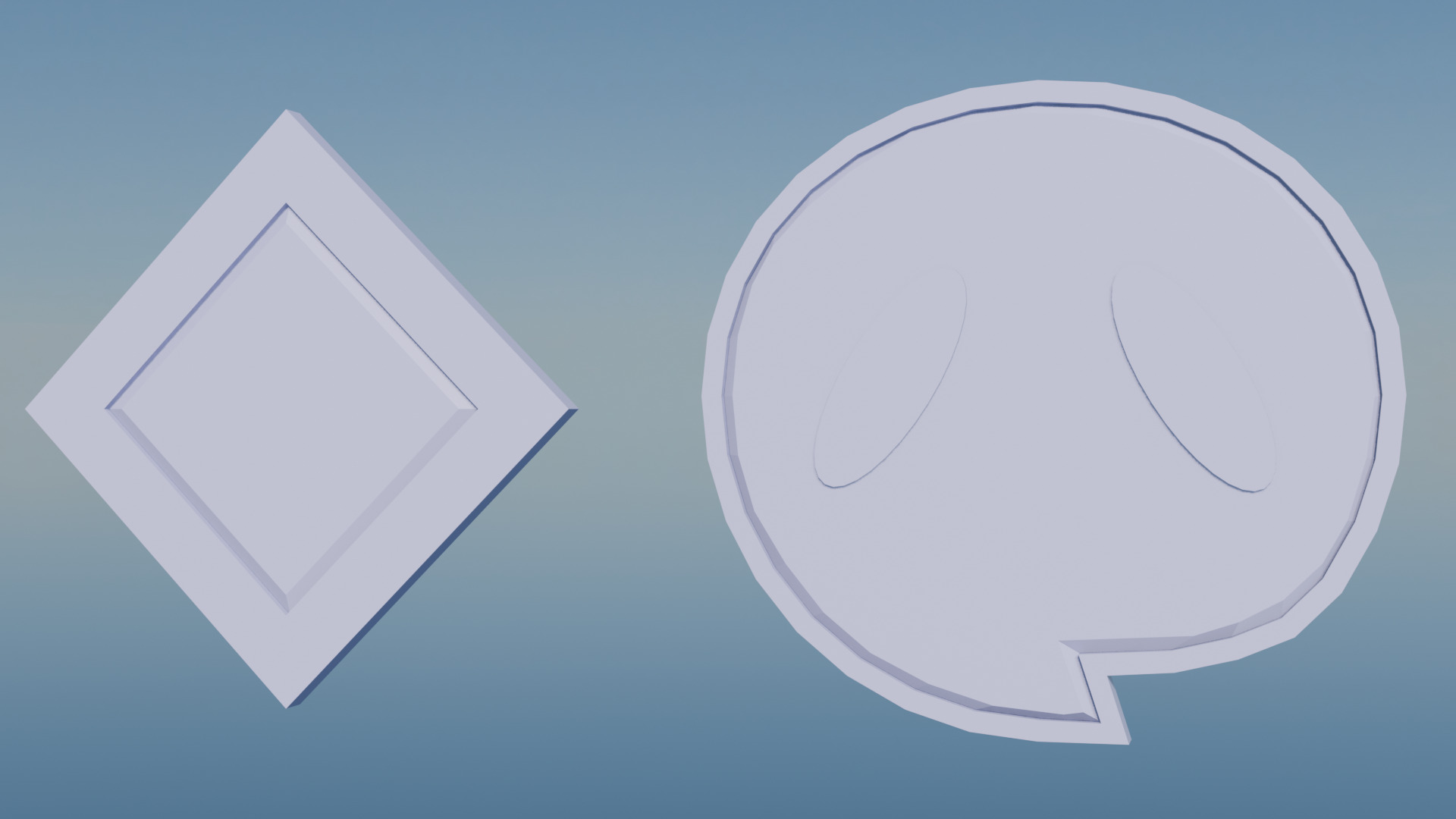 Pokemon Johto Gym Badges Low-poly 3D model_8