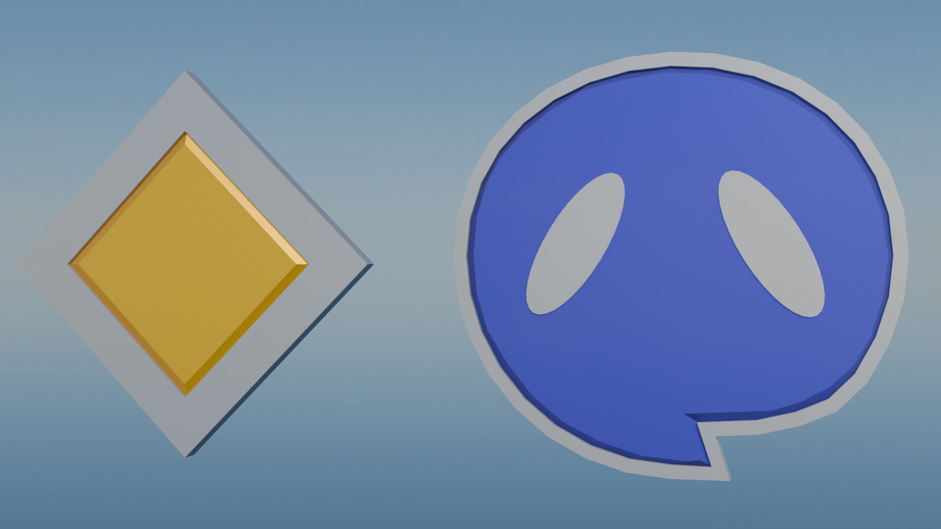 Pokemon Johto Gym Badges Low-poly 3D model_7