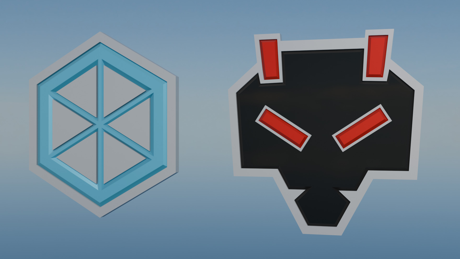 Pokemon Johto Gym Badges Low-poly 3D model_19