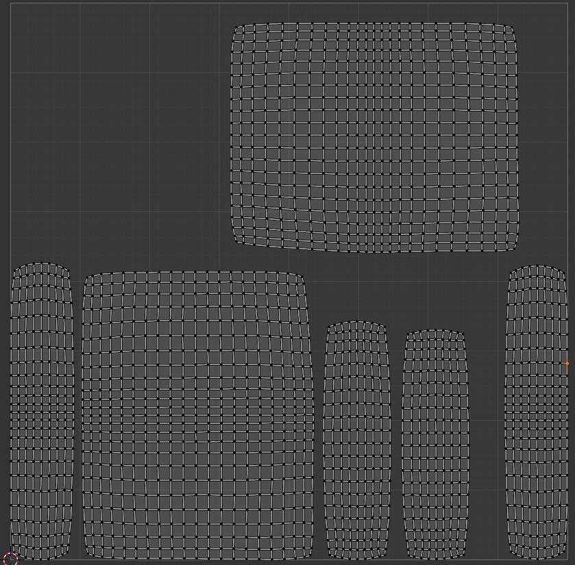 Low Poly Leather Couch  Game Ready 3D Model Low-poly 3D model_5