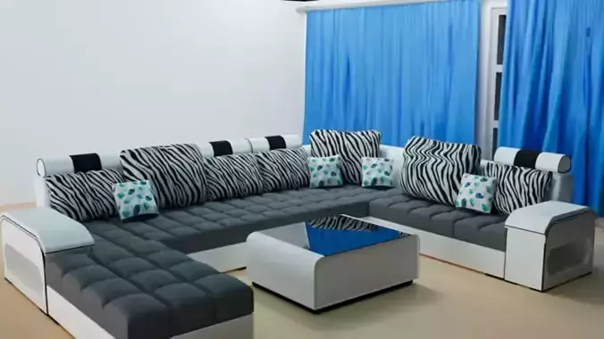 SOFA SET WITH CENTRE TABLE