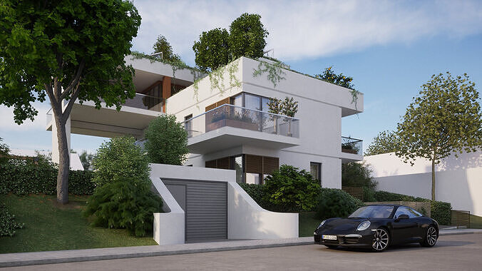 Villa Kupferberg 3D Model and Twinmotion Scene 3D model