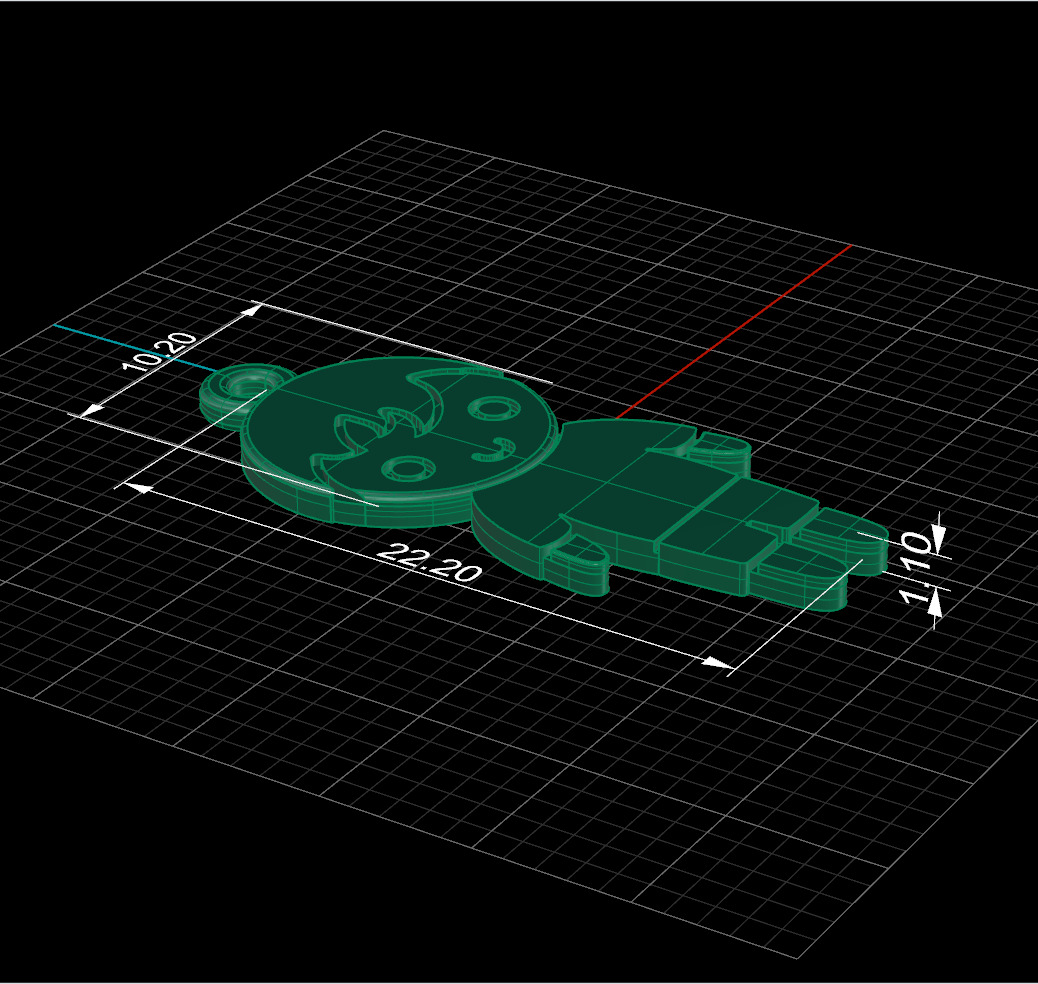 Boy with letter B 3D print model_7