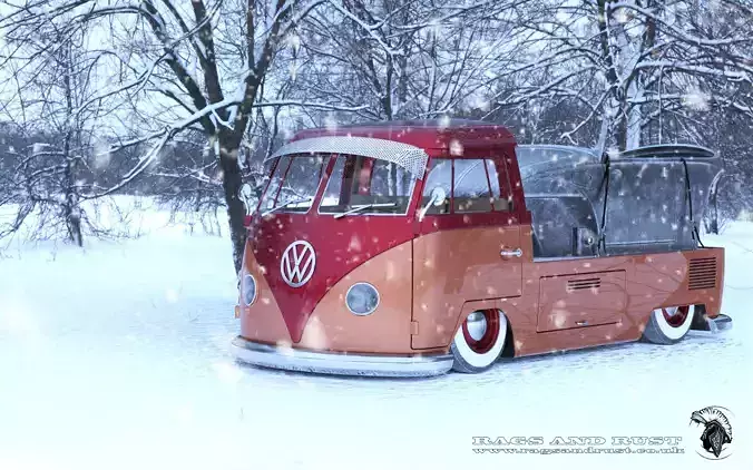 VW Split Screen Camper pickup