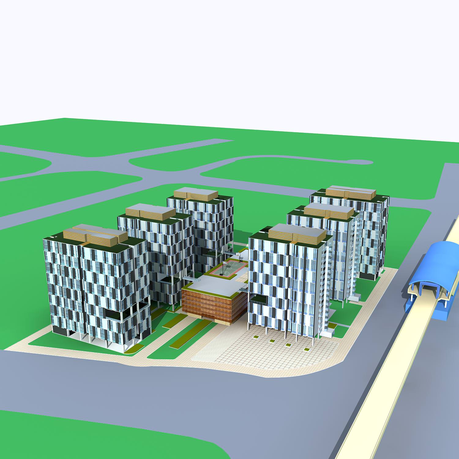 Office Building Collection 100 items Vol1 3D model_36