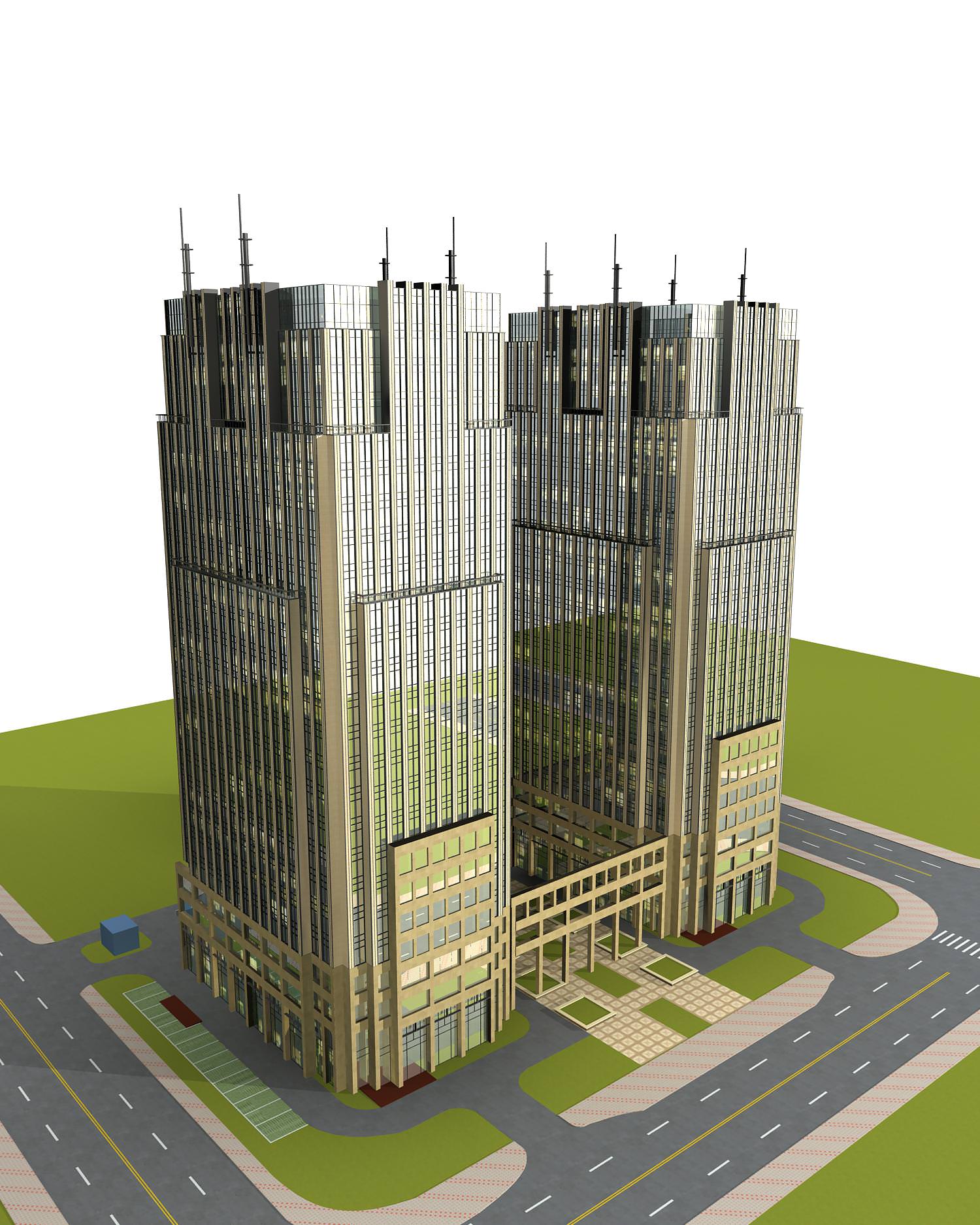 Office Building Collection 100 items Vol1 3D model_11