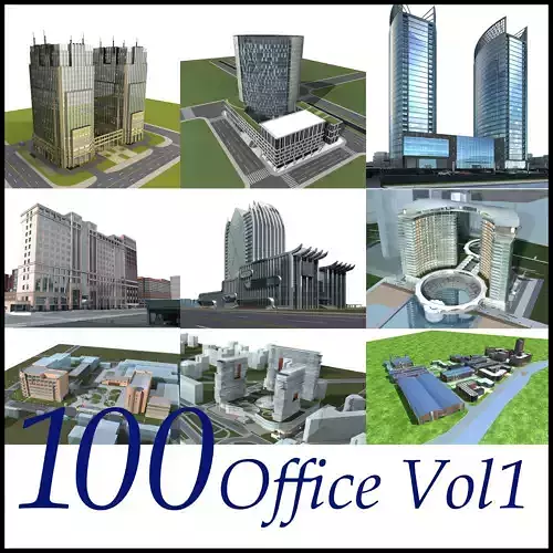 Office Building Collection 100 items Vol1