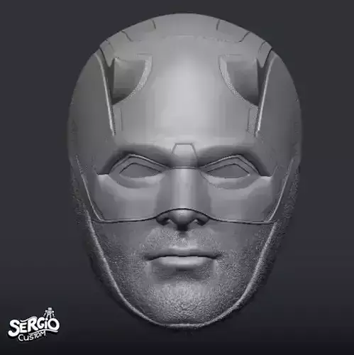 Daredevil Born Again Head Sculpt 3D print model
