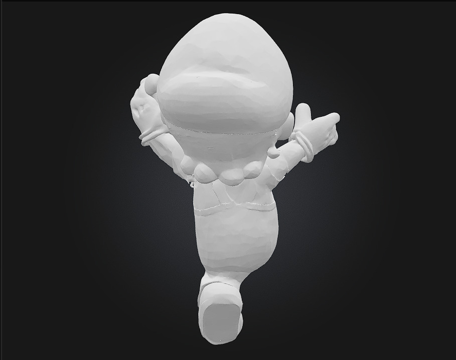 Chibi Mario 3D Printable Figurine 3D print model_5