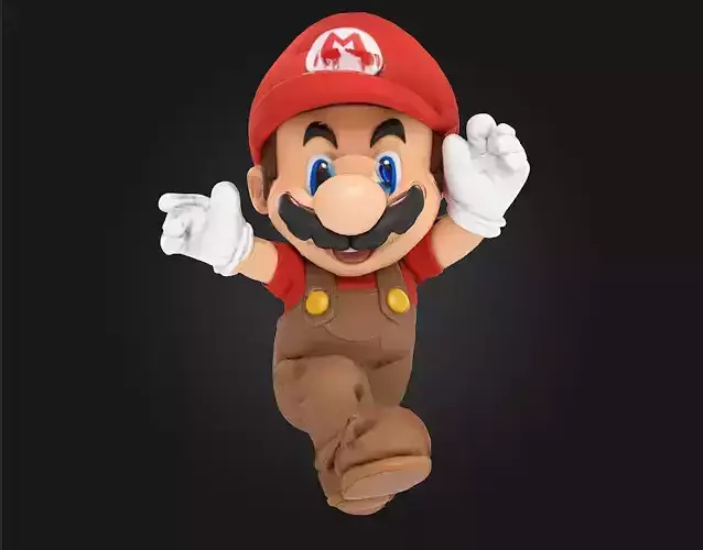 Chibi Mario 3D Printable Figurine