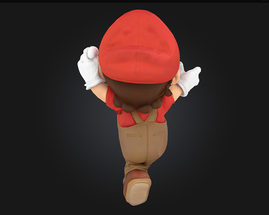 Chibi Mario 3D Printable Figurine 3D print model_1