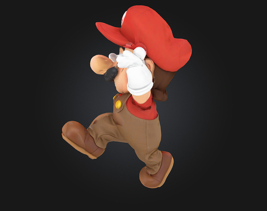 Chibi Mario 3D Printable Figurine 3D print model_2