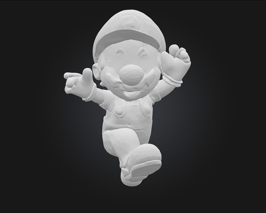 Chibi Mario 3D Printable Figurine 3D print model_4