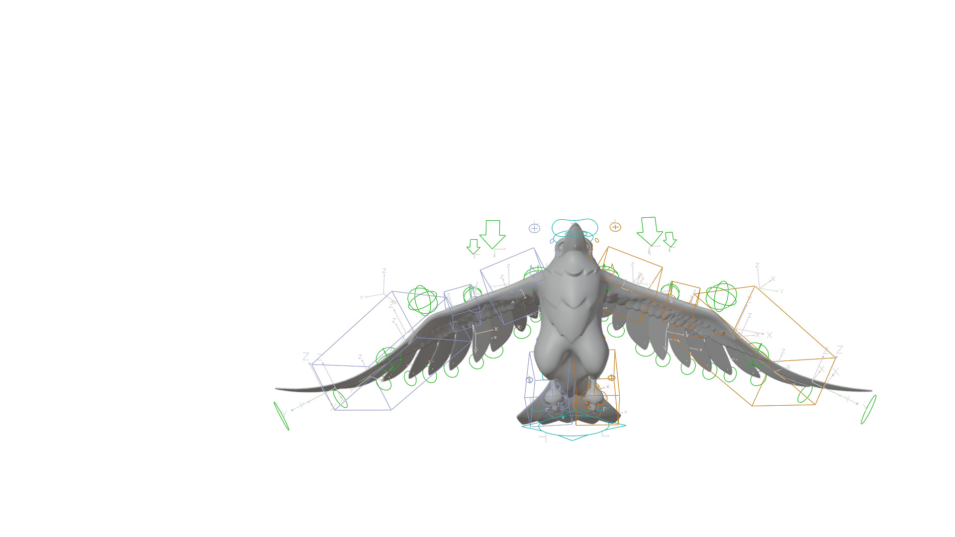 Bird Crow 3D model_18