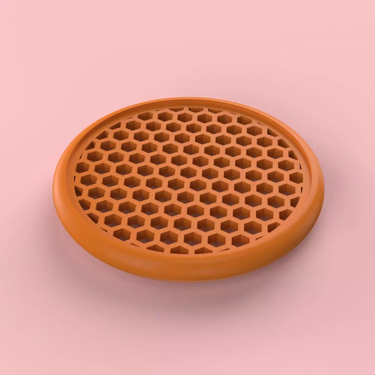 Beehive Coaster Set 3D print model_0
