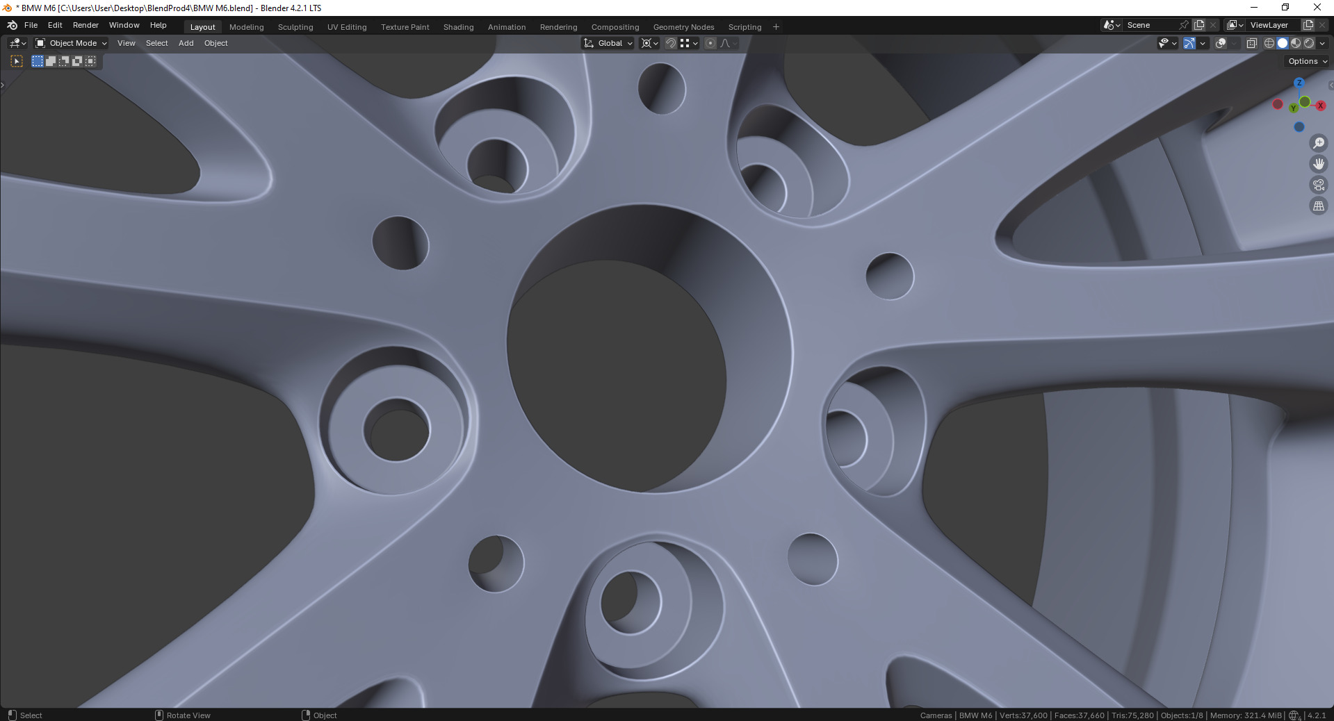 M6 71518MS Rim 3D model_10