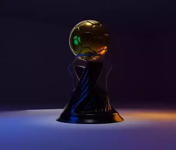 Realistic Football Trophy