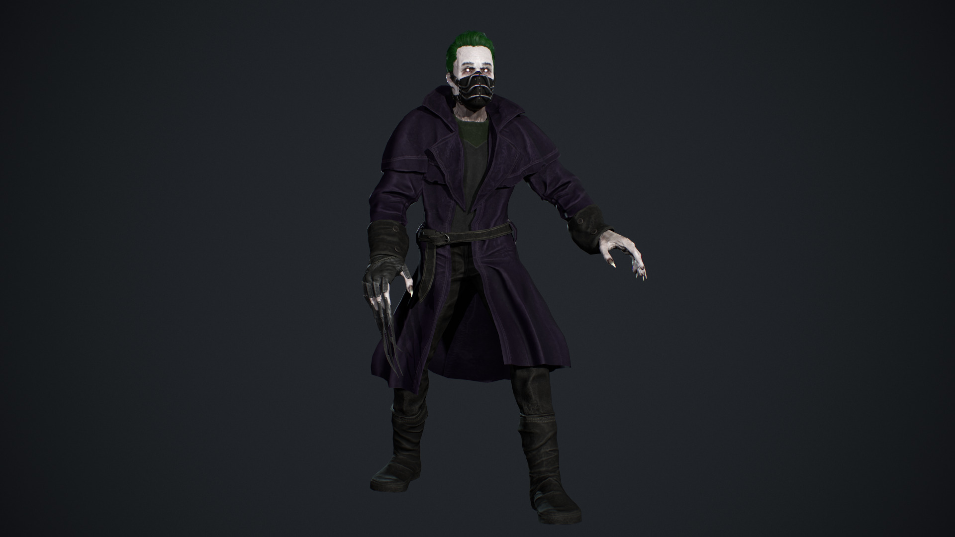 Maniac Low-poly 3D model_11