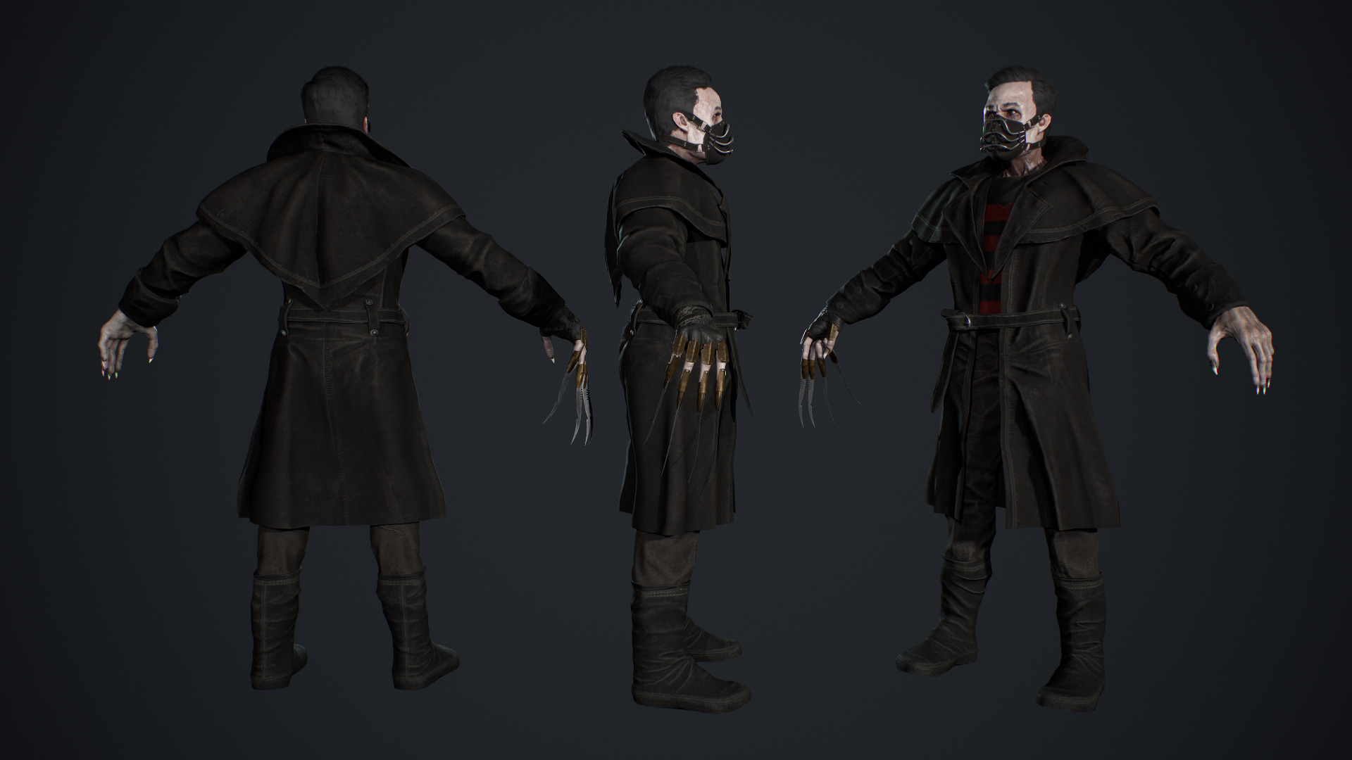 Maniac Low-poly 3D model_4