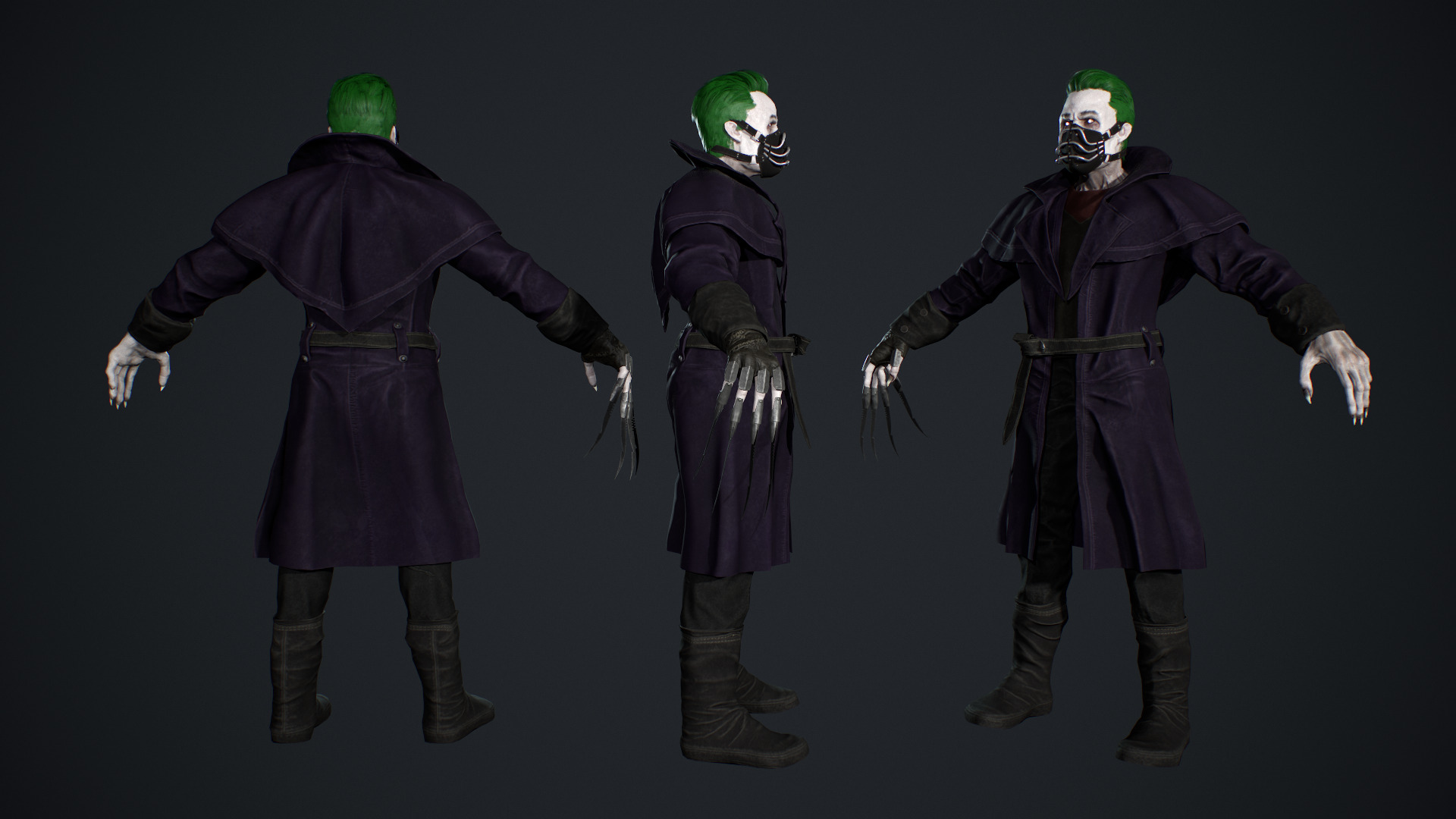 Maniac Low-poly 3D model_6