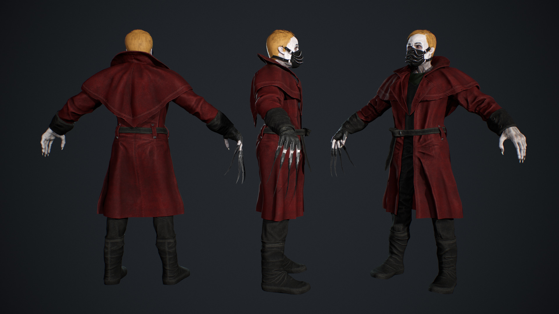 Maniac Low-poly 3D model_5