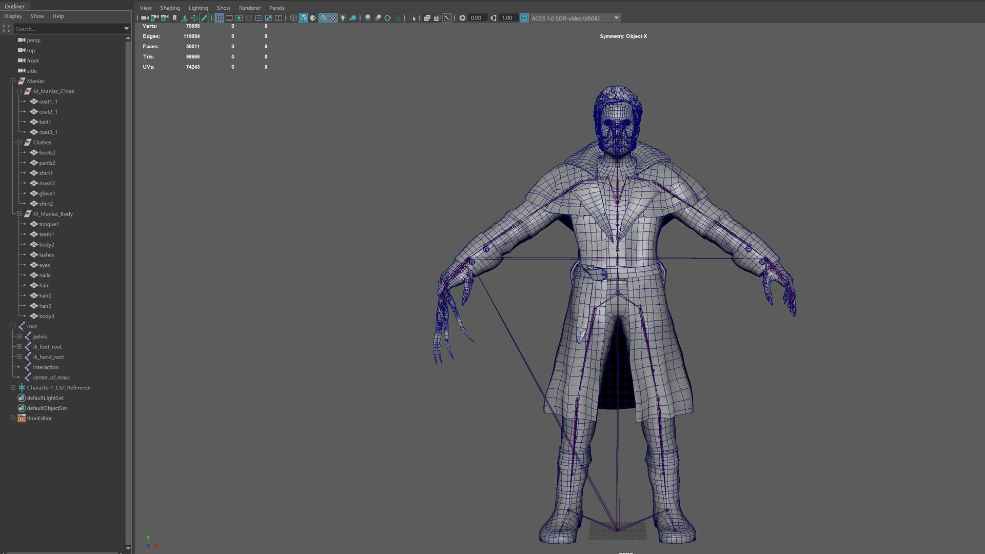 Maniac Low-poly 3D model_28