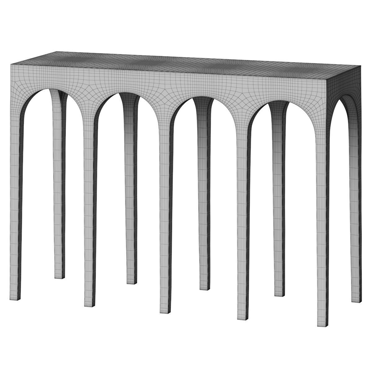 101 Copenhagen - Bow Console Big 3D model_4