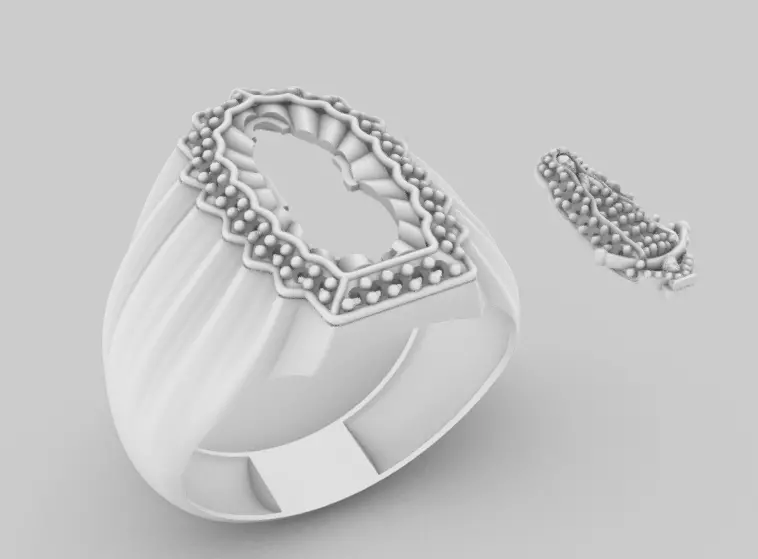 Anillo Virgen Guadalupe 3D print model_0