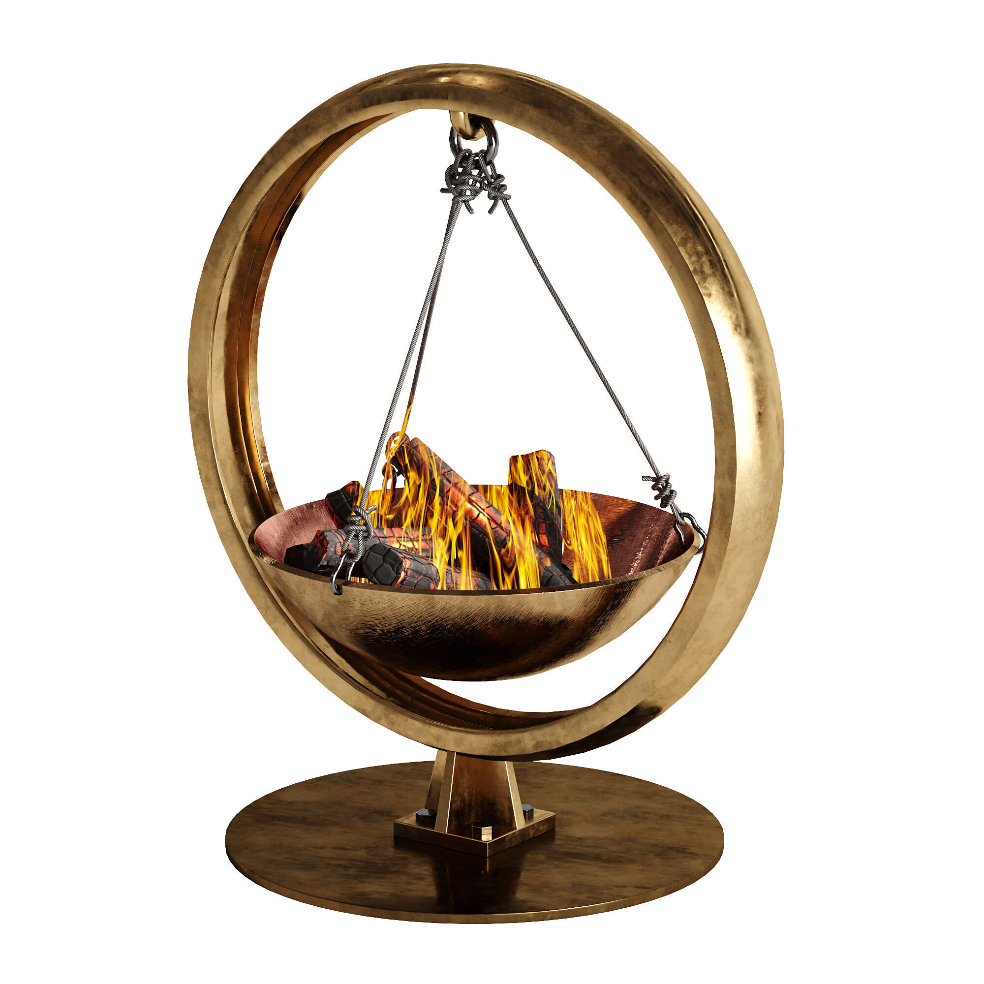 bonfire set 1 3D model_7