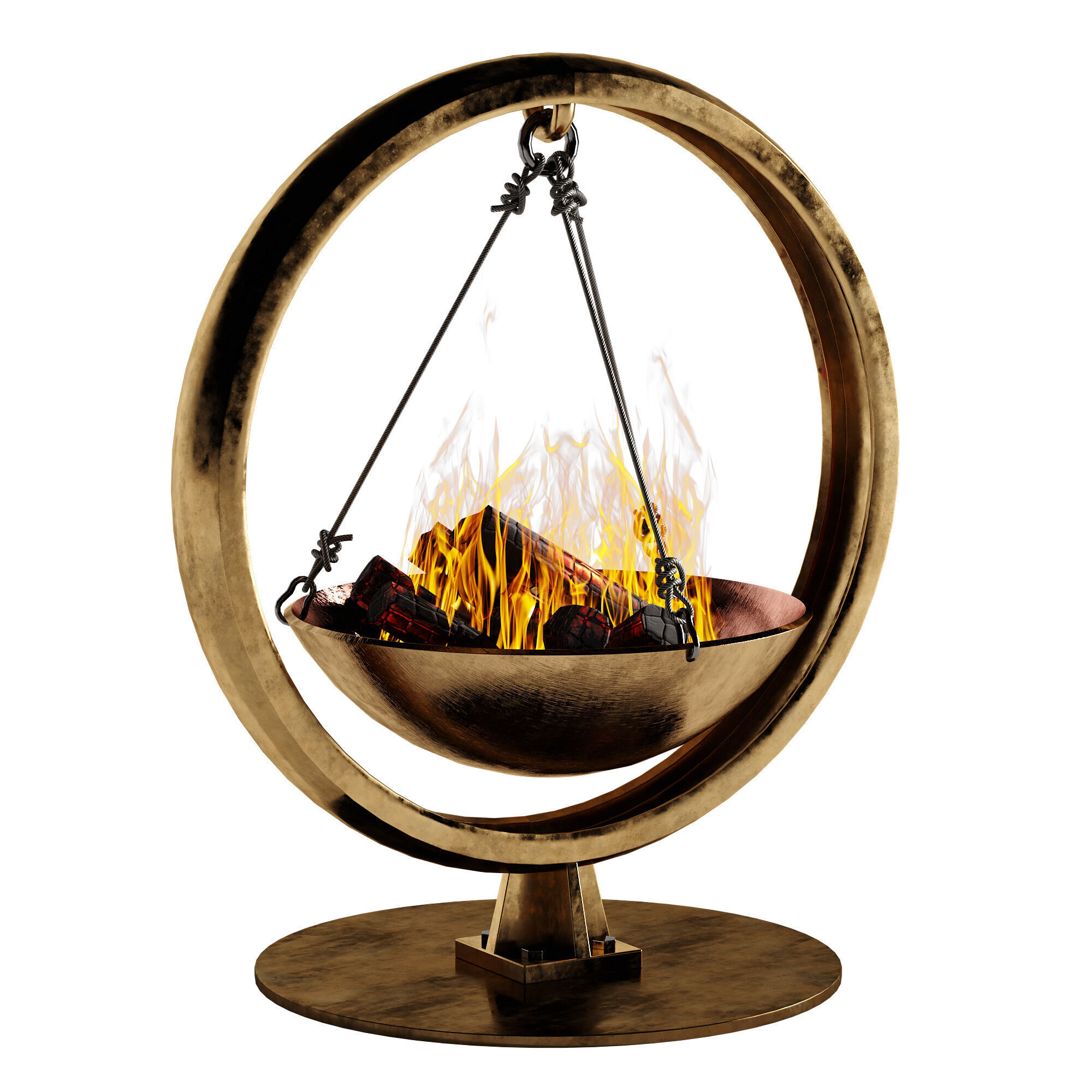 bonfire set 1 3D model_5