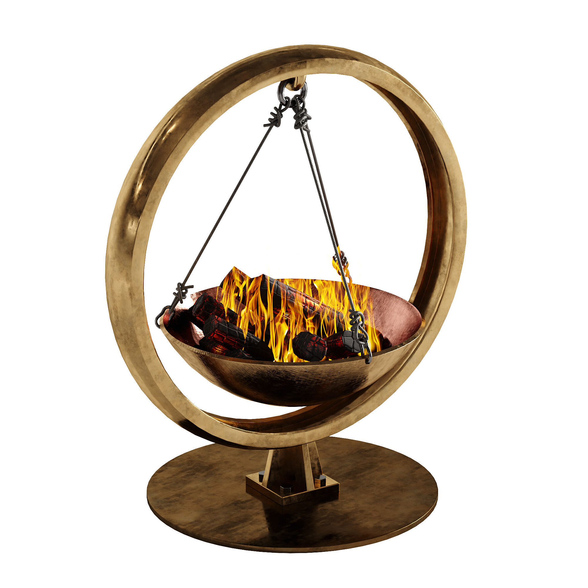 bonfire set 1 3D model_1