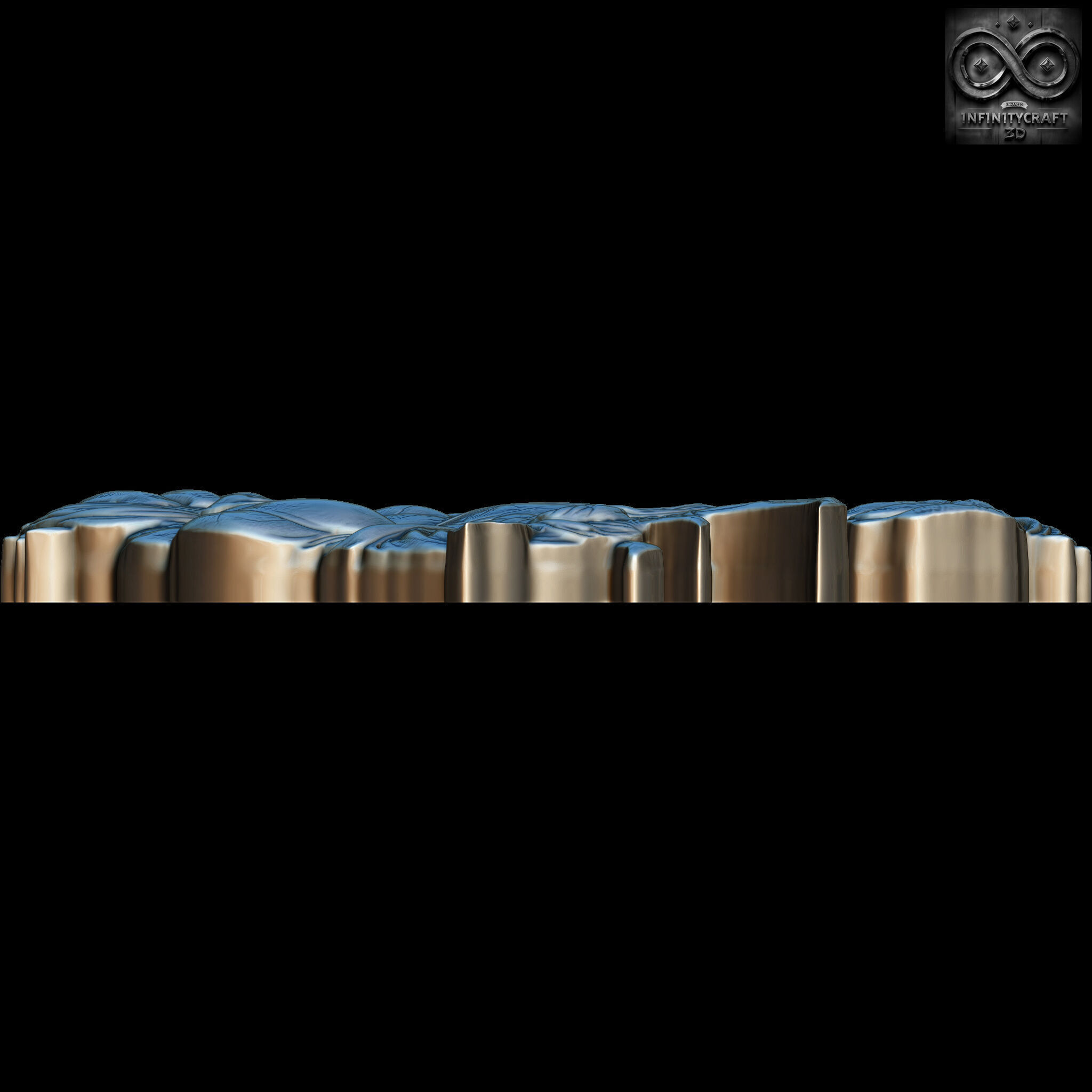 Monster Rhino Epic Fantasy Relief for Wall Art and 3D Display 3D print model_9