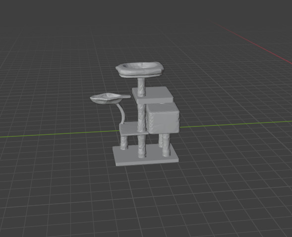 2-Pack Cat Tree 3D Model STL FBX OBJ 3D print model_4