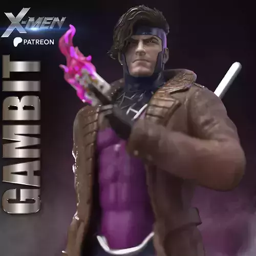 GAMBIT STL X-MEN PROJECT